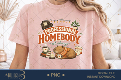 Professional Homebody Capybara PNG, Cozy Capybara Sublimatio Product Image 2