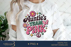 Auntie’s Team Pink PNG |Gender Reveal Party Product Image 1