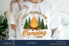 Life Is Better Campfire PNG | Cozy Camping Sublimation Product Image 1