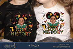 Our History PNG Design for Black History Month, African Amer Product Image 2