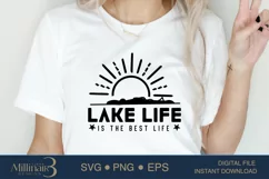Lake Life is the Best Life SVG PNG Sublimation |Baby Shower Product Image 2