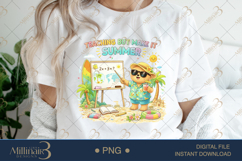 Teaching But Make It Summer PNG Funny Teacher Summer Clipart Product Image 2