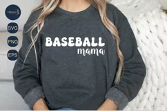 Baseball Mama SVG PNG Sublimation |Football Game | Baseball Product Image 2