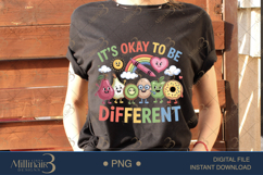 It&#039;s Okay To Be Different PNG| Puzzle Piece Autism Awarenes Product Image 2