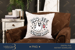 Boo Jee Lunch Lady Halloween PNG|Funny School Cafeteria PNG Product Image 2