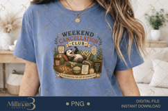 Weekend Cancellation Club PNG, Funny Possum Homebody Sublima Product Image 2