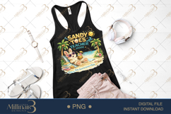 Sandy Toes Teacher Mode PNG Cute Teacher Summer Clipart Product Image 2