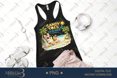 Sandy Toes Teacher Mode PNG Cute Teacher Summer Clipart Product Image 2