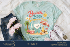 Beach Boss Summer Crew PNG, Cute Dental Assistant Summer Vac Product Image 2