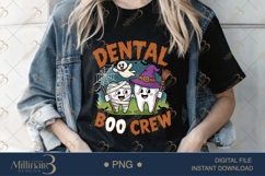 Dental Boo Crew PNG |Spooky Cute Halloween Sublimation Product Image 2