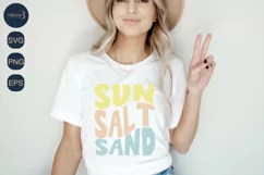 Sun Salt Sand SVG PNG Sublimation |Summer Reunion Family Tri Product Image 2