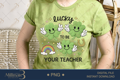 Lucky To Be Your Teacher PNG, St Patricks Day Teacher Shamro Product Image 2
