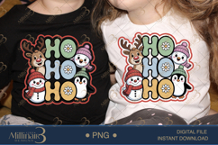 Ho Ho Ho Christmas Animals Clipart PNG | Cute Reindeer Snowm Product Image 2
