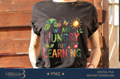 We Are Hungry for Learning PNG,Butterflies Teacher  PNG |Te Product Image 2