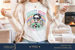 Senior Skeleton Soccer Mom PNG Product Image 2