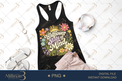 Wildflower State of Mind PNG, Watercolor Floral Boho Design Product Image 2