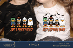 Just A Spooky Halloween Goose PNG |Kids Halloween Clipart Product Image 2