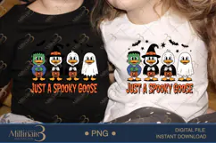 Just A Spooky Halloween Goose PNG |Kids Halloween Clipart Product Image 2