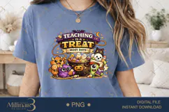 Teaching Is A Treat Most Days PNG, Funny Halloween Teacher Product Image 2