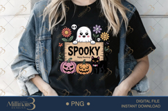 Spooky Happy Haunting PNG | Halloween Sublimation Product Image 2