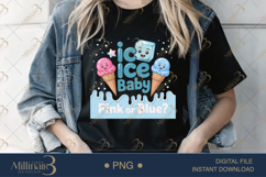 Ice Ice Baby Pink or Blue? PNG |Gender Reveal Party Product Image 2