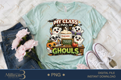 Halloween Classroom Chaos PNG Bundle for Teachers, 20 Cute Product Image 3
