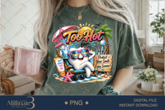 Too Hot for Cavities PNG, Funny Dental Assistant Summer Desi Product Image 2