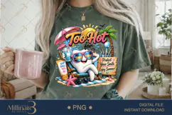 Too Hot for Cavities PNG, Funny Dental Assistant Summer Desi Product Image 2