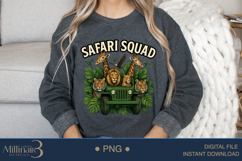 Safari Squad PNG Sublimation|Students School Png Product Image 2