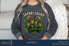 Safari Squad PNG Sublimation|Students School Png Product Image 2