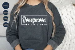 Honeymoon Vibes SVG PNG Sublimation|Marriage Svg|Wedding SVG Product Image 2