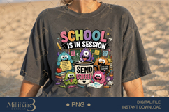 School Is In Session Send Coffee PNG, Funny Teacher Back to Product Image 2