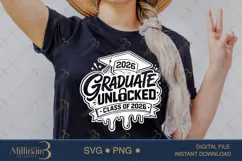 Mom Level Graduate Unlocked 2026 SVG PNG, Gamer Mom Graduati Product Image 2