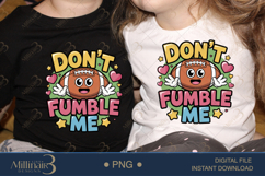 Don’t Fumble Me PNG | Funny Football Baby Onesie PNG Product Image 2