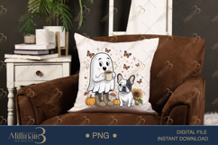 Halloween Dog Mom Club PNG |Ghost Dog, Pumpkin Pu Product Image 2
