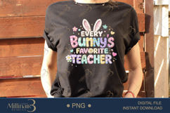 Every Bunny’s Favorite Teacher PNG, Crochet Easter Teacher S Product Image 2
