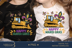 Happy Mardi Gras Truck PNG, Mardi Gras Shirt Design with Con Product Image 2