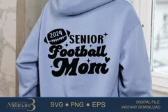 Senior Football Mom 2024SVG PNG Sublimation | Class of 2024 Product Image 2