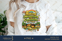 Making Memories One Campsite at a Time PNG, Retro Camping Su Product Image 2