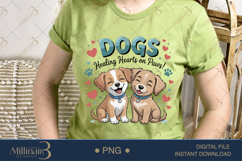 Dogs Healing Hearts on Paws PNG | Cute Dog Lover Clipart Product Image 2