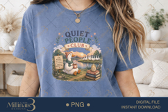 Quiet People Club PNG, Introvert Goose Sublimation Design, Product Image 2