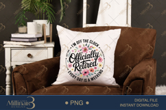 Officially Retired PNG |Retirement Party Product Image 2