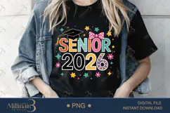 Senior Class of 2026 Graduation PNG, Class of 2006 ,Proud Mo Product Image 2
