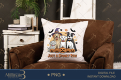 Just A Spooky Paw PNG |Ghost Dog, Pumpkin Pu Product Image 2