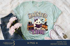 Haunted by My TBR PNG, Cute Halloween Book Lover Design, Rea Product Image 2