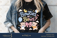 Bowties or Bows Gender Reveal PNG |Gender Reveal Party Product Image 2