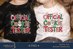 Official Cookie Tester PNG | Funny Christmas Clipart for Bak Product Image 2