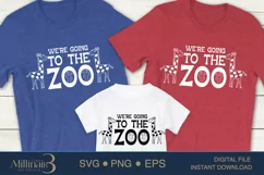 We're Going To The Zoo  SVG PNG Sublimation|Students School Product Image 1