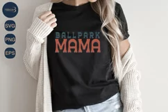 Ballpark Mama SVG PNG Sublimation |Football Game Product Image 2