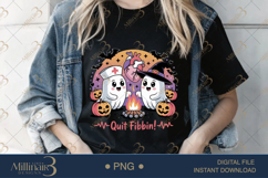 Quit Fibbin PNG |Funny Nurse Sublimation Product Image 2